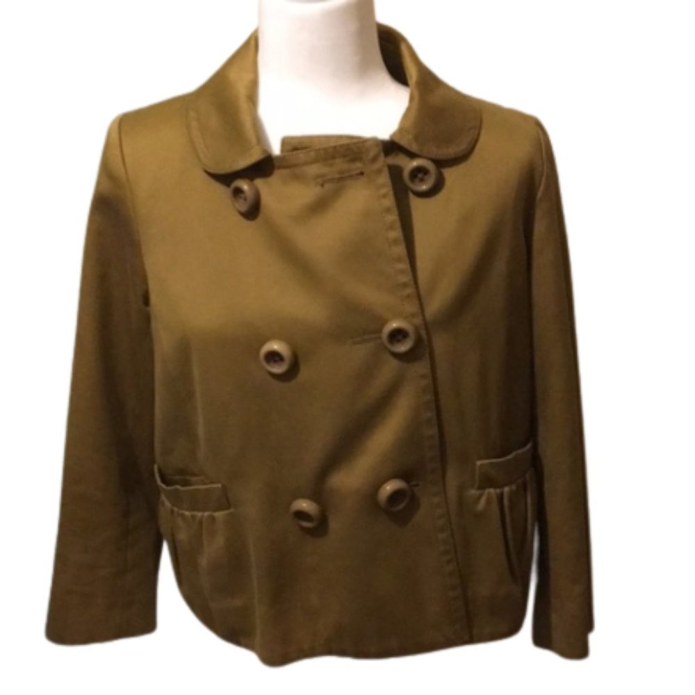 J.Crew women’s double-breasted lined short jacket size 6